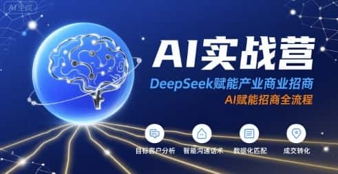 AI实战营：DeepSeek赋能产业商业招商，AI赋能招商全流程-优优云创
