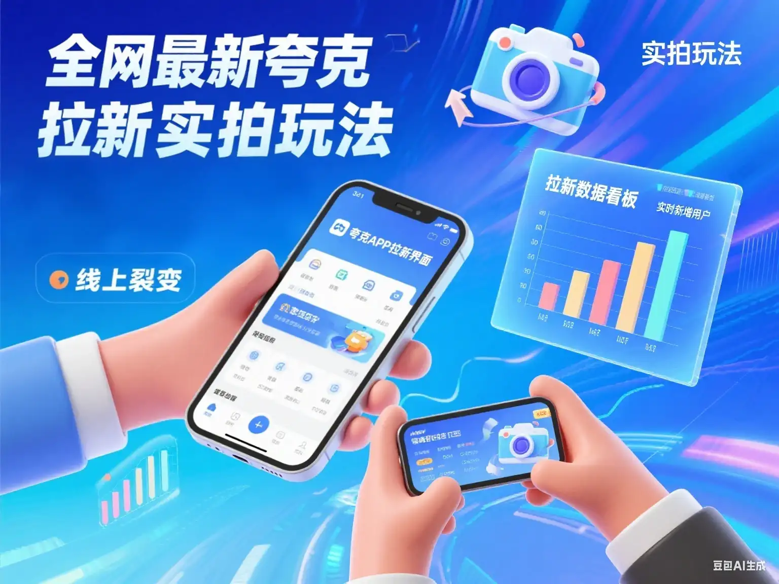 全网最新夸克拉新实拍玩法-优优云创