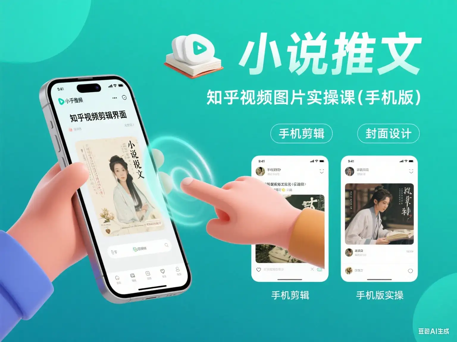 【精】小说推文 知乎视频图片实操课（手机版）-优优云创