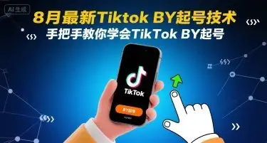 8月最新Tiktok搬运起号技术，手把手教你学会TikTok搬运起号-副业吧