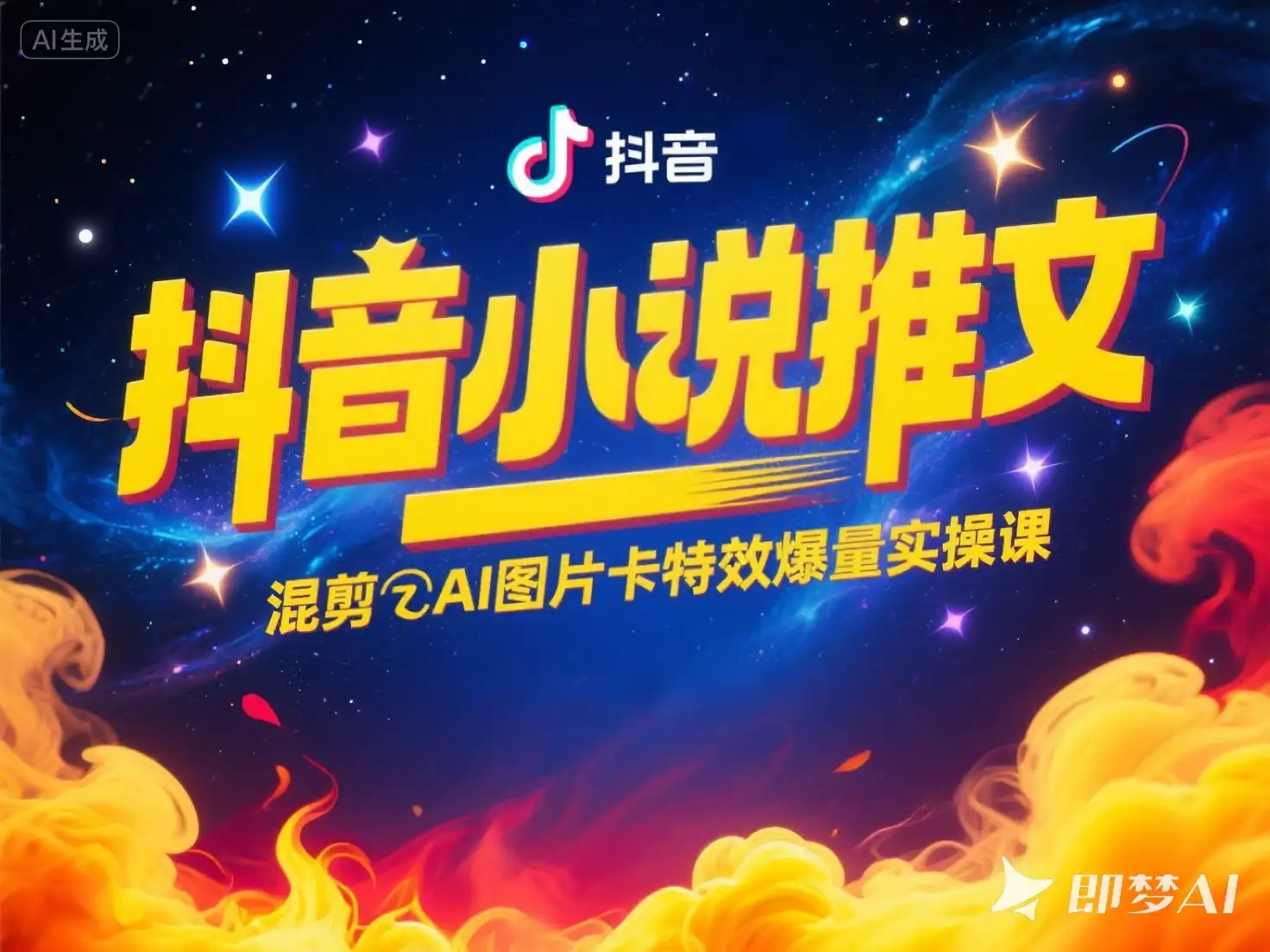 抖音小说推文 混剪➕AI图片卡特效爆量实操课-优优云创
