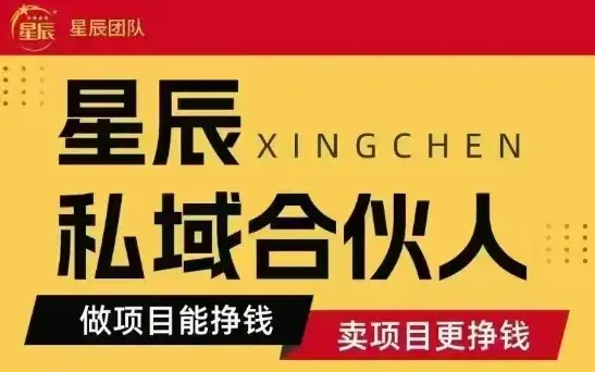 全网首发星辰私域项目合集，最新实操玩法，短期快速实现变现-优优云创