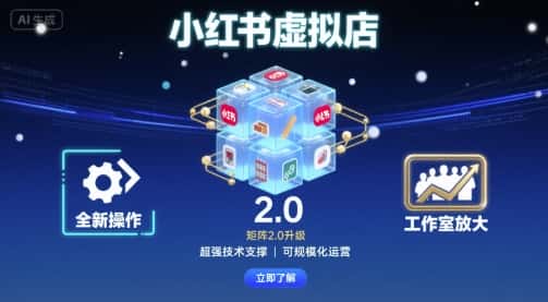 小红书虚拟店矩阵2.0，全新操作，超强技术，可工作室放大-优优云创