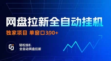 网盘拉新全自动挂G，独家项目，全自动运行完成拉新做任务，单窗口3张+【揭秘】-副业吧