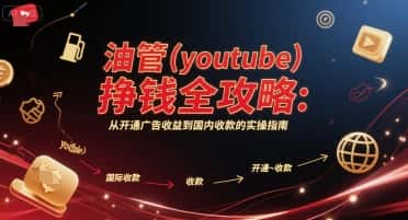 油管(youtube)挣钱全攻略:从开通广告收益到国内收款的实操指南(更新)-副业吧