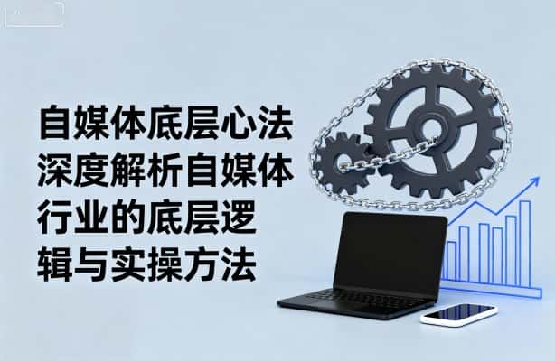 自媒体底层心法，深度解析自媒体行业的底层逻辑与实操方法-优优云创
