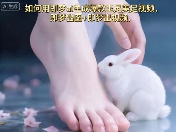 如何用即梦ai生成爆款玉足美足视频，即梦出图+即梦出视频，快速涨粉-优优云创