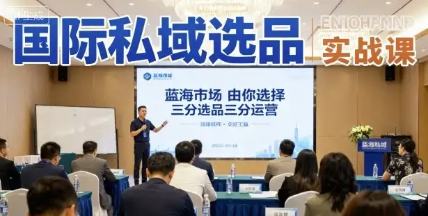 【精】国际私域选品实战课，蓝海市场由你选择，七分选品三分运营-优优云创