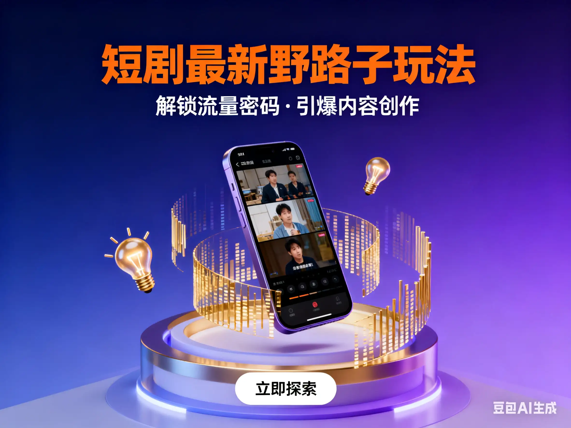 短剧 最新野路子玩法-优优云创