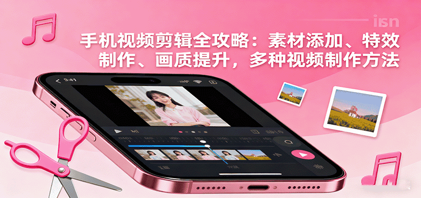 手机视频剪辑全攻略：素材添加、特效制作、画质提升，多种视频制作方法-优优云创
