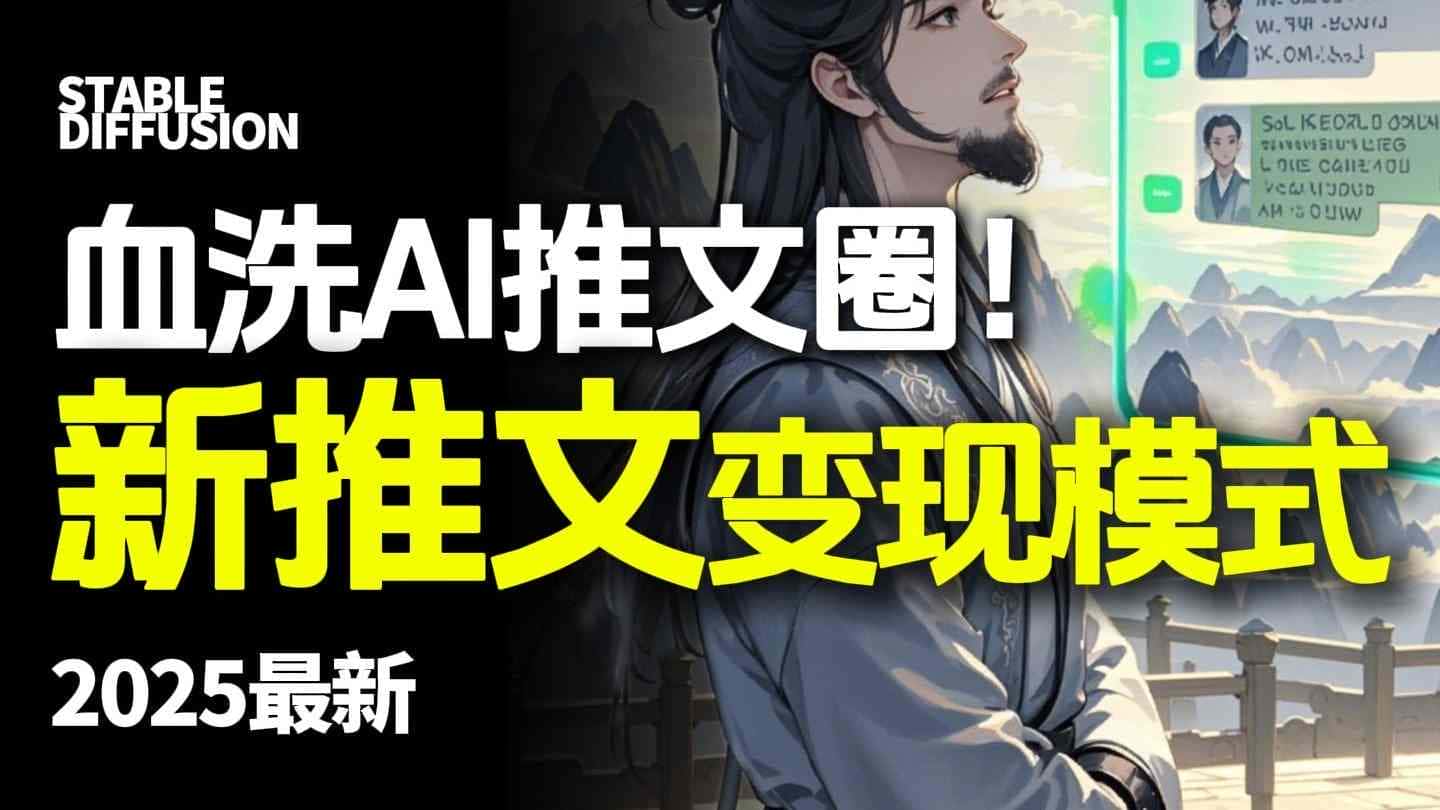 最新AI动态电影漫画小说推文,全流程实操教学,小白也能月入1W+-优优云创