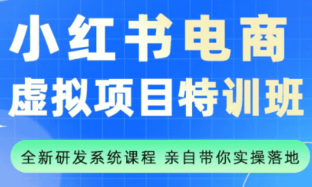 陆明明·小红书虚拟项目特训班(更新9月)-副业吧