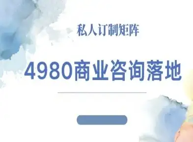 【精】4980商业咨询师落地课程-ip运营高客单教程-优优云创