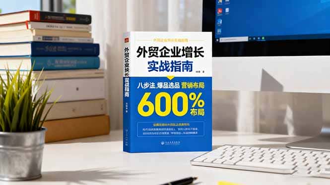 外贸企业增长实战指南，八步法、爆品选品、营销布局，业绩增长300%-优优云创