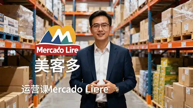 【精】2025美客多Mercado Libre运营课：账号注册/产品上传/促销活动/自发货模式-优优云创