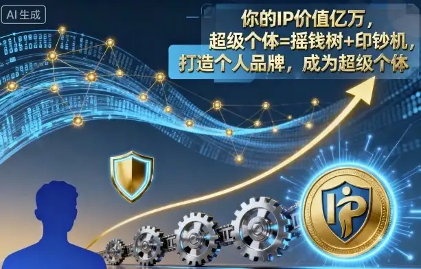 【精】你的IP价值亿万，超级个体=摇钱树+印钞机，打造个人品牌，成为超级个体-优优云创