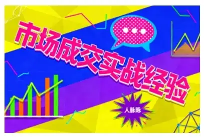 【精】市场成交实战经验，从认知觉醒到实操落地，快速掌握市场开拓与成交核心能力-优优云创