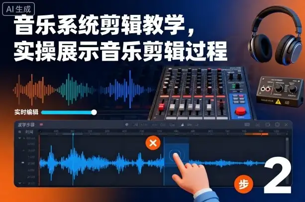 【精】音乐系统剪辑教学，实操展示音乐剪辑过程-优优云创
