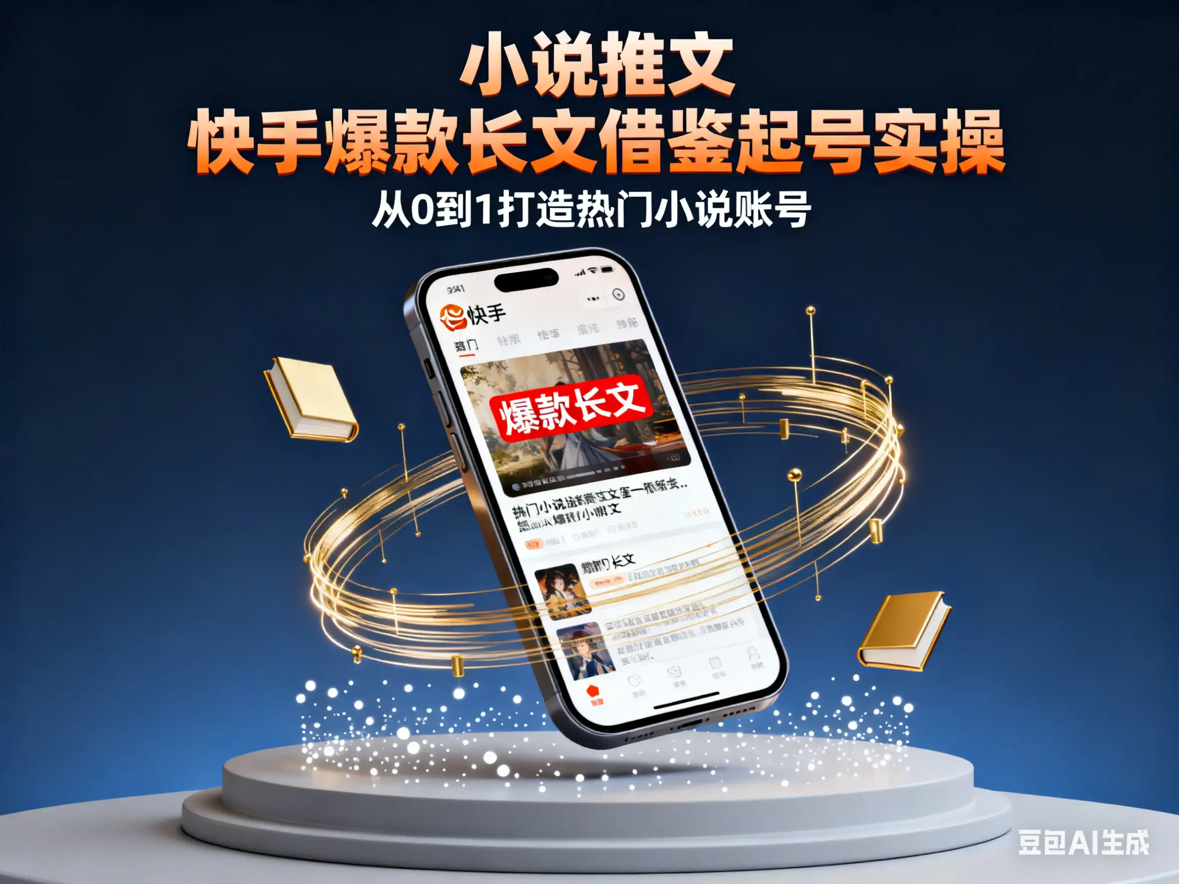 小说推文 快手爆款长文借鉴起号实操-优优云创