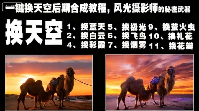一键换天空后期合成教程，风光摄影师的秘密武器-优优云创