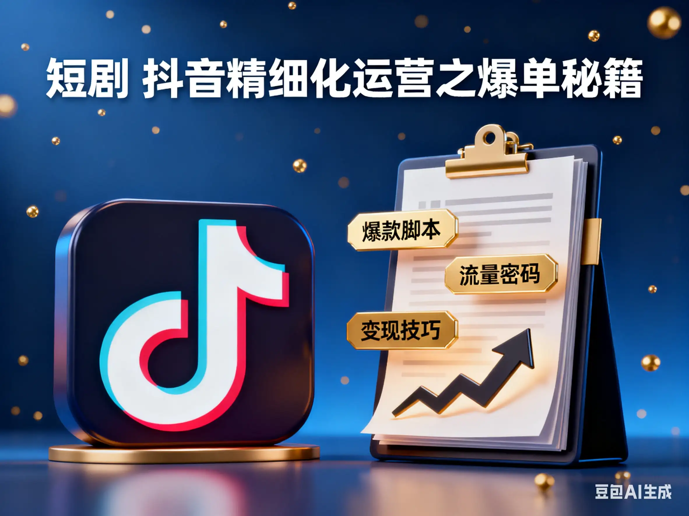 短剧 抖音精细化运营之爆单秘籍-优优云创