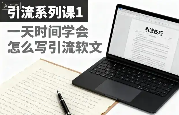 引流系列课1，一天时间学会怎么写引流软文-优优云创