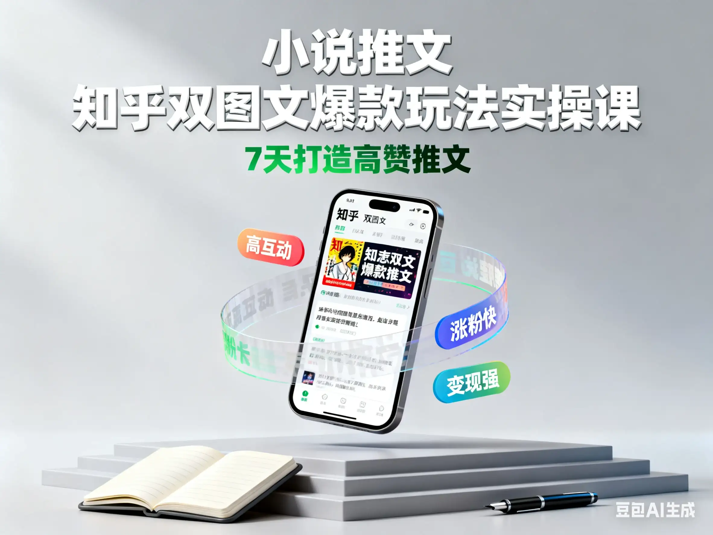 小说推文 知乎双图文爆款玩法实操课-优优云创