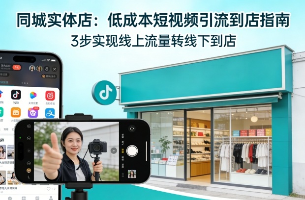 同城实体店，如何低成本把客户从短视频带到线下门店-优优云创