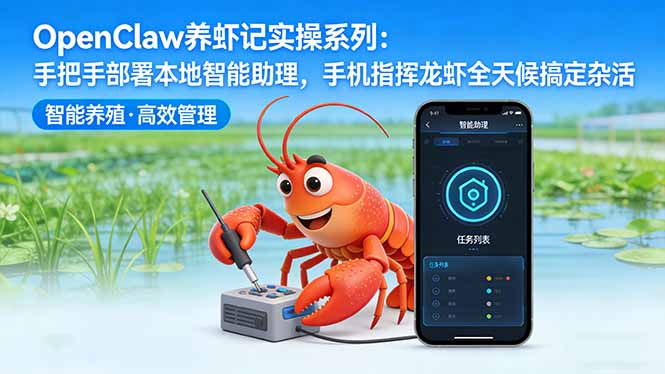 OpenClaw养虾记实操系列-更新：手把手部署本地智能助理，手机指挥龙虾全天候搞定杂活-优优云创