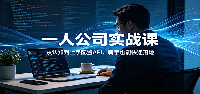 一人公司实战课:从认知到上手配置API,新手也能快速落地-优优云创网