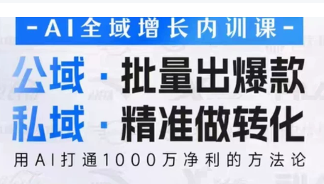 吴思晓·2026AI全域增长内训课+思维导图-优优云创网