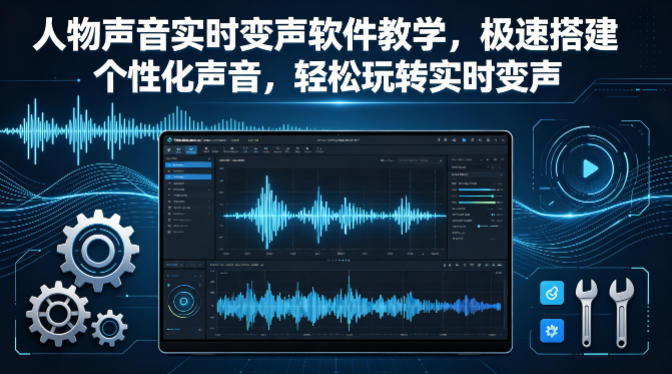 人物声音实时变声软件教学，极速搭建个性化声音，轻松玩转实时变声-优优云创网