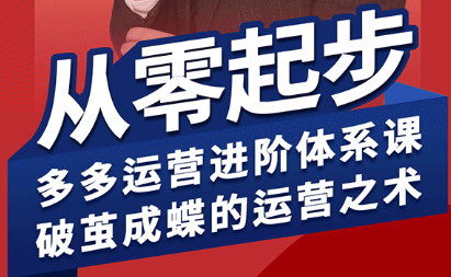 海神·拼多多运营进阶系统课(更新2026)-优优云创网