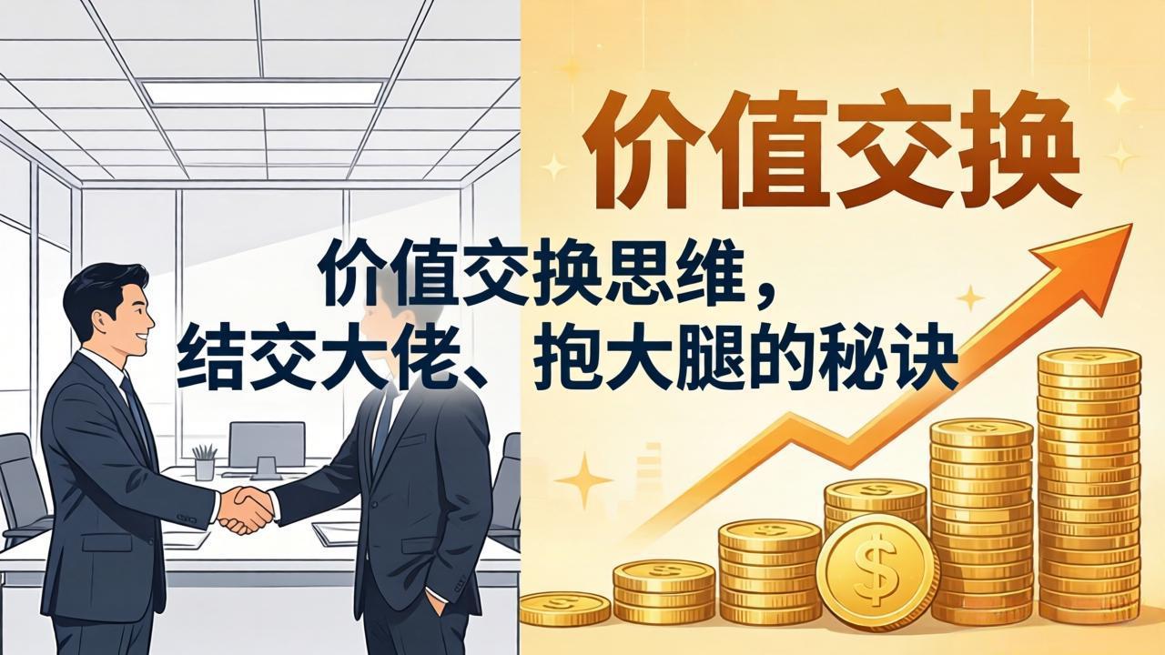 某付费文章：价值交换思维，结交大佬、抱大腿的秘诀-优优云创网