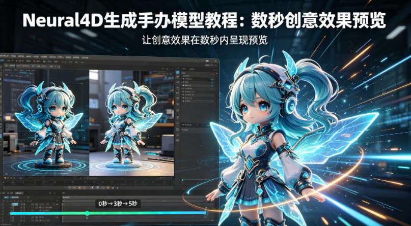 Neural4D生成手办模型教程，让创意效果在数秒内呈现预览-优优云创网