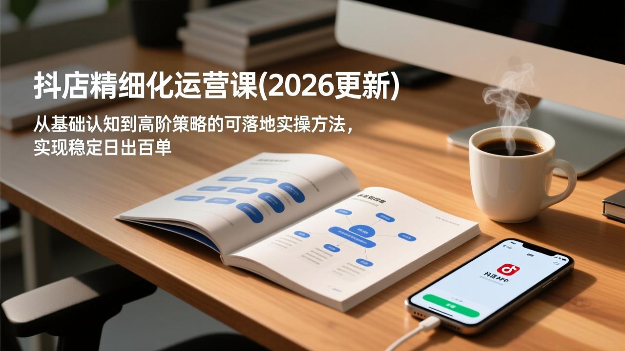 抖店精细化运营课(更新5月-优优云创网