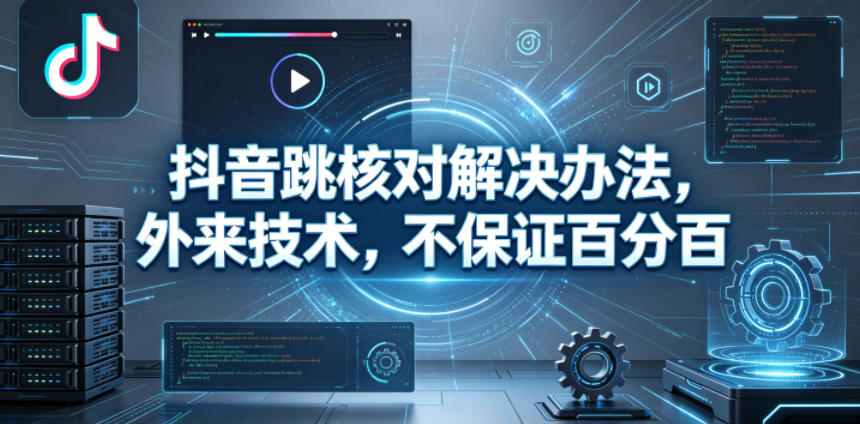 抖音跳核对解决办法,外来技术,不保证百分百-优优云创网