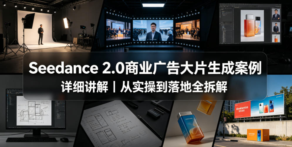 Seedance 2.0商业广告大片生成案例详细讲解｜从实操到落地全拆解-优优云创网