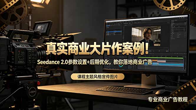 真实商业大片作案例！Seedance 2.0参数设置+后期优化，教你落地商业广告-优优云创网