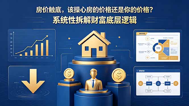 付费文章：房价触底，该操心房的价格还是你的价格？系统性拆解财富底层逻辑-优优云创网