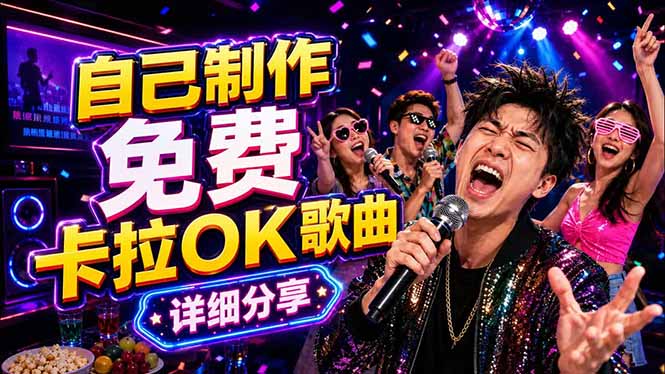 免费卡拉OK歌曲制作全攻略:音轨分离字幕制作,零基础快速做出专业K歌视频-优优云创网