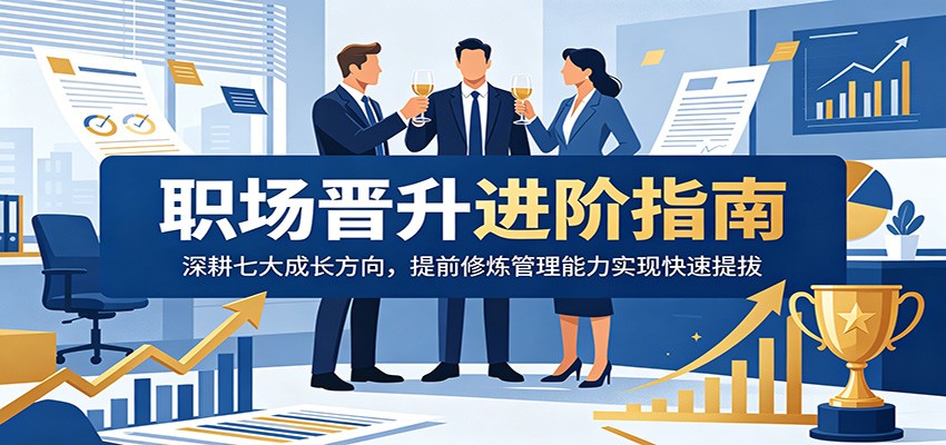 职场晋升进阶指南：深耕七大成长方向，提前修炼管理能力实现快速提拔-优优云创网