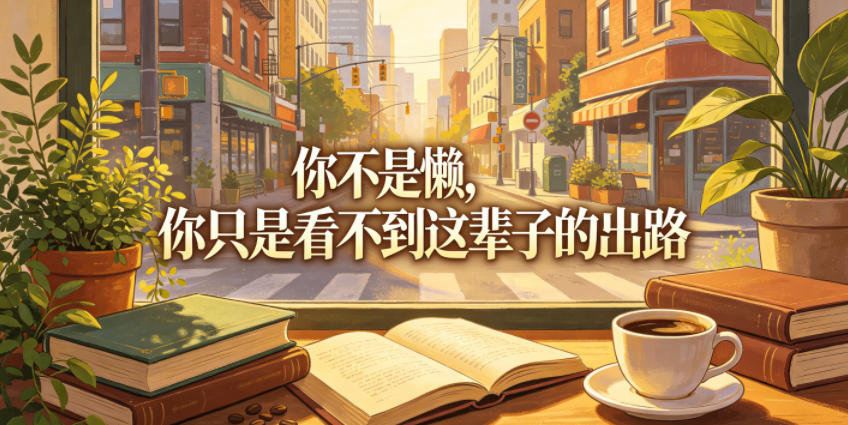 付费文章：你不是懒，你只是看不到这辈子的出路-优优云创网