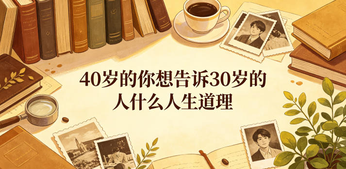 公众号付费文章：40岁的你想告诉30岁的人什么人生道理？-优优云创网
