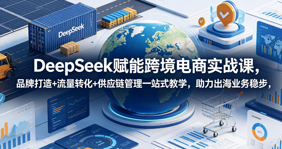 20260610110028627-9479ba9d92bcb58153a76e1eadb6abb8 DeepSeek赋能跨境电商实战课,品牌打造+流量转化+供应链管理一站式教学,助力出海业务稳步发展