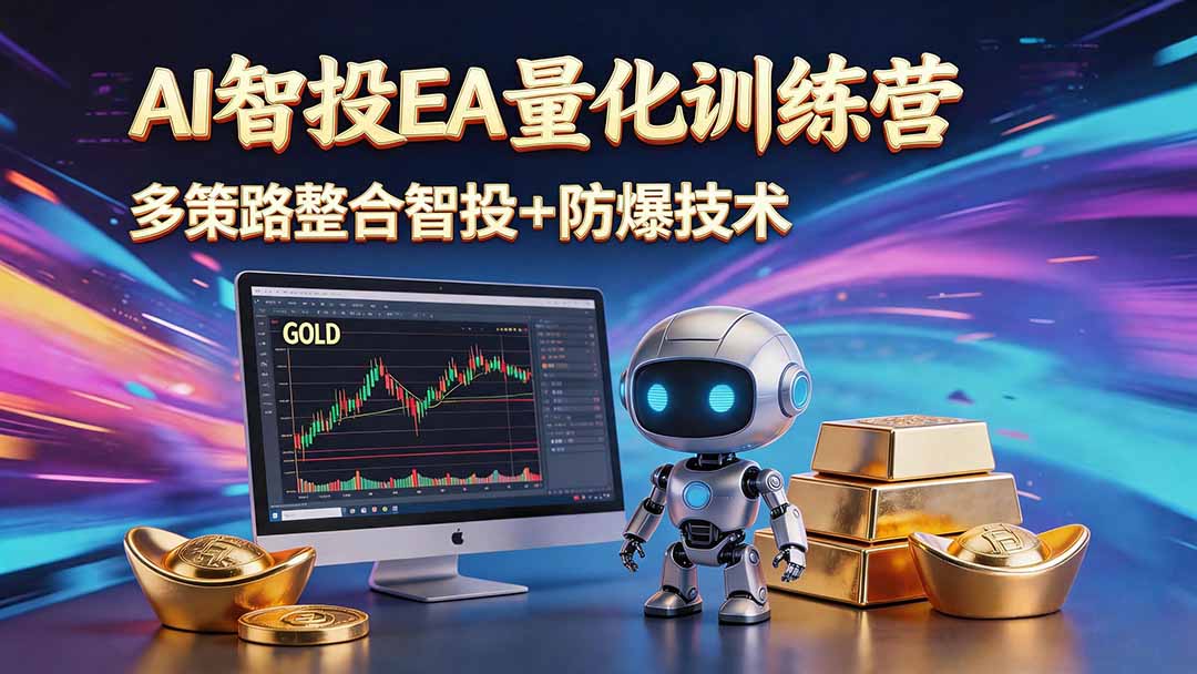 AI智投EA量化运营技术,自动化黄金操盘技术,小白也可以轻松上手日入1000+-优优云创网