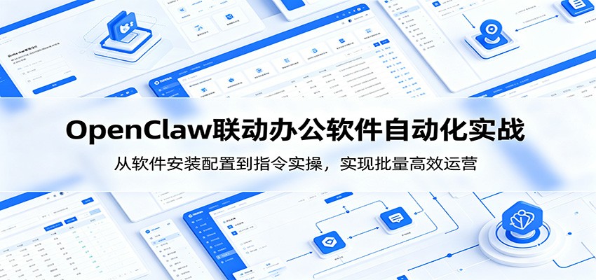 OpenClaw自动化实操课：从软件安装配置到指令实操，实现批量高效运营-优优云创网