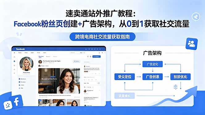 速卖通站外推广教程:Facebook粉丝页创建+广告架构,从0到1获取社交流量-优优云创网
