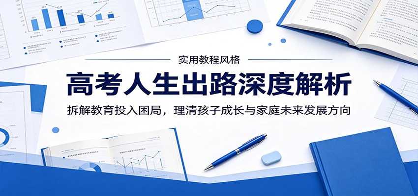 高考人生出路深度解析：拆解教育投入困局，理清孩子成长与家庭未来发展方向-优优云创网