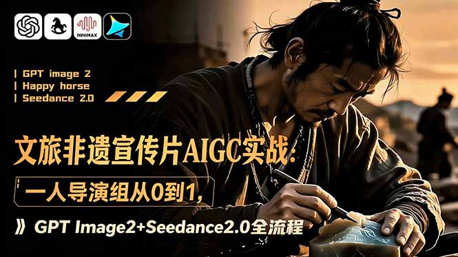 文旅非遗宣传片AIGC实战:一人导演组从0到1,GPT Image2+Seedance2.0全流程-优优云创网